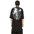 JULIUS 868CPM1 Black / Stan Graphic Over T Shirt